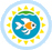 знак за еко продукти - рибка, плуваща в слънце